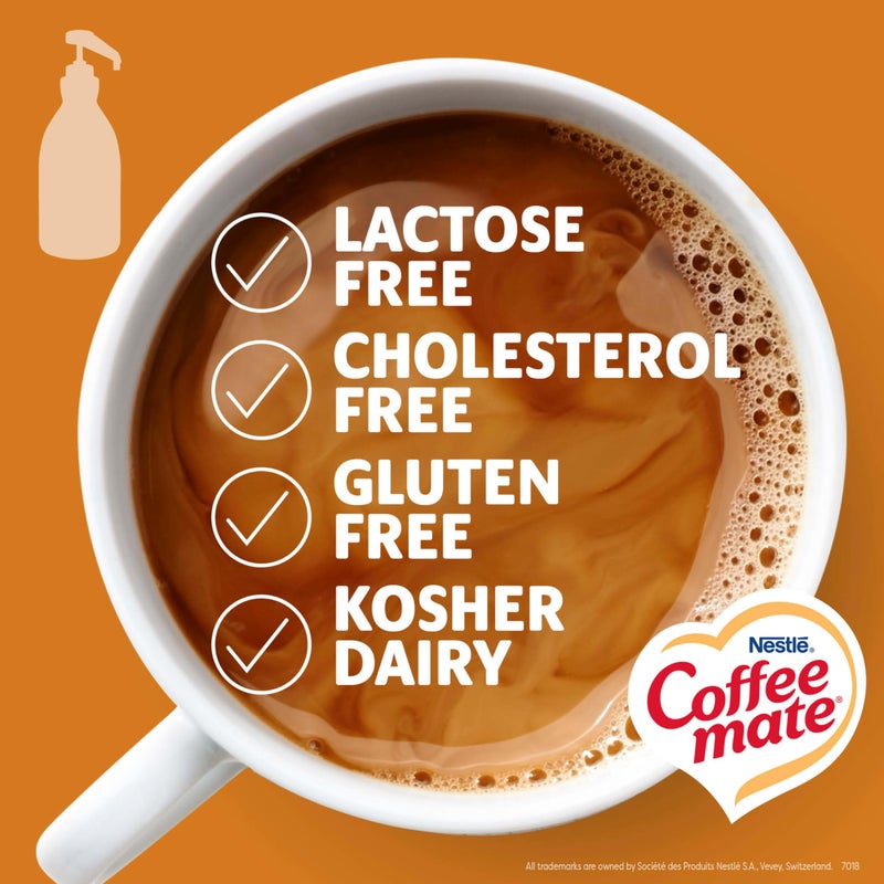 Coffee Mate Nestle Coffee mate Coffee Creamer, Salted Caramel Chocolate, Concentrated Liquid Pump Bottle, Non Dairy, No Refrigeration, 50.7 oz (Pack of 2) - Image 4
